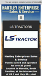 Mobile Screenshot of hartleyenterprisesllc.com